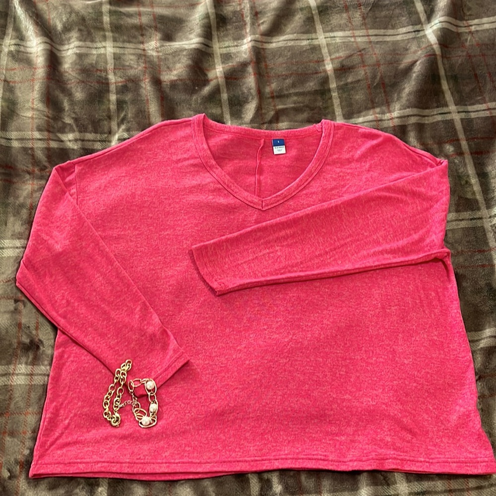 Hot pink sweater